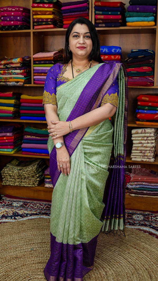 Semi Raw Silk