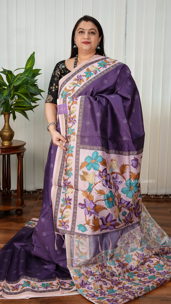 Mix Cotton With Digital Print Border