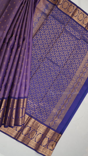 Pure Kanchipuram Silk Saree With Traditional Border And Contrast Zari Butta
