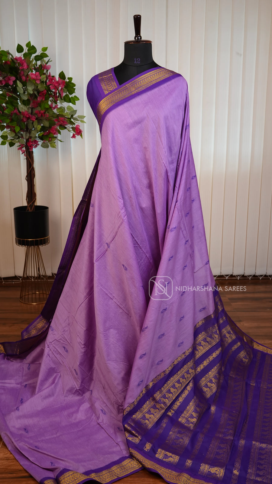 Kalyani Cotton With Zari Border