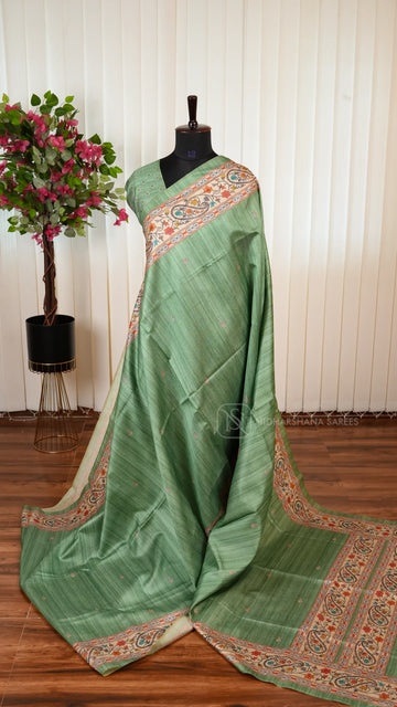 Semi Kosa Silk With Digital Print Concept