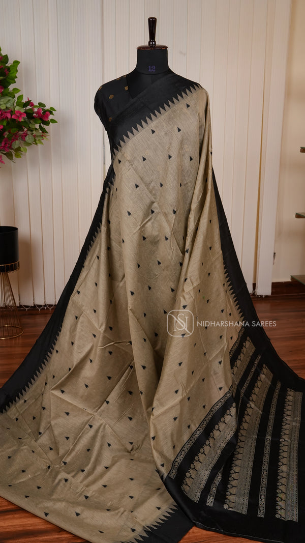 Mix Cotton With Temple Weaving Border