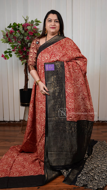 Pure Viscose Dola Saree With Traditional Floral Concept