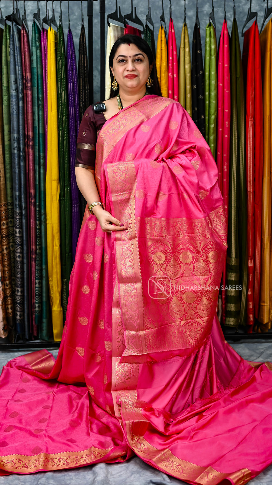 Semi satin silk