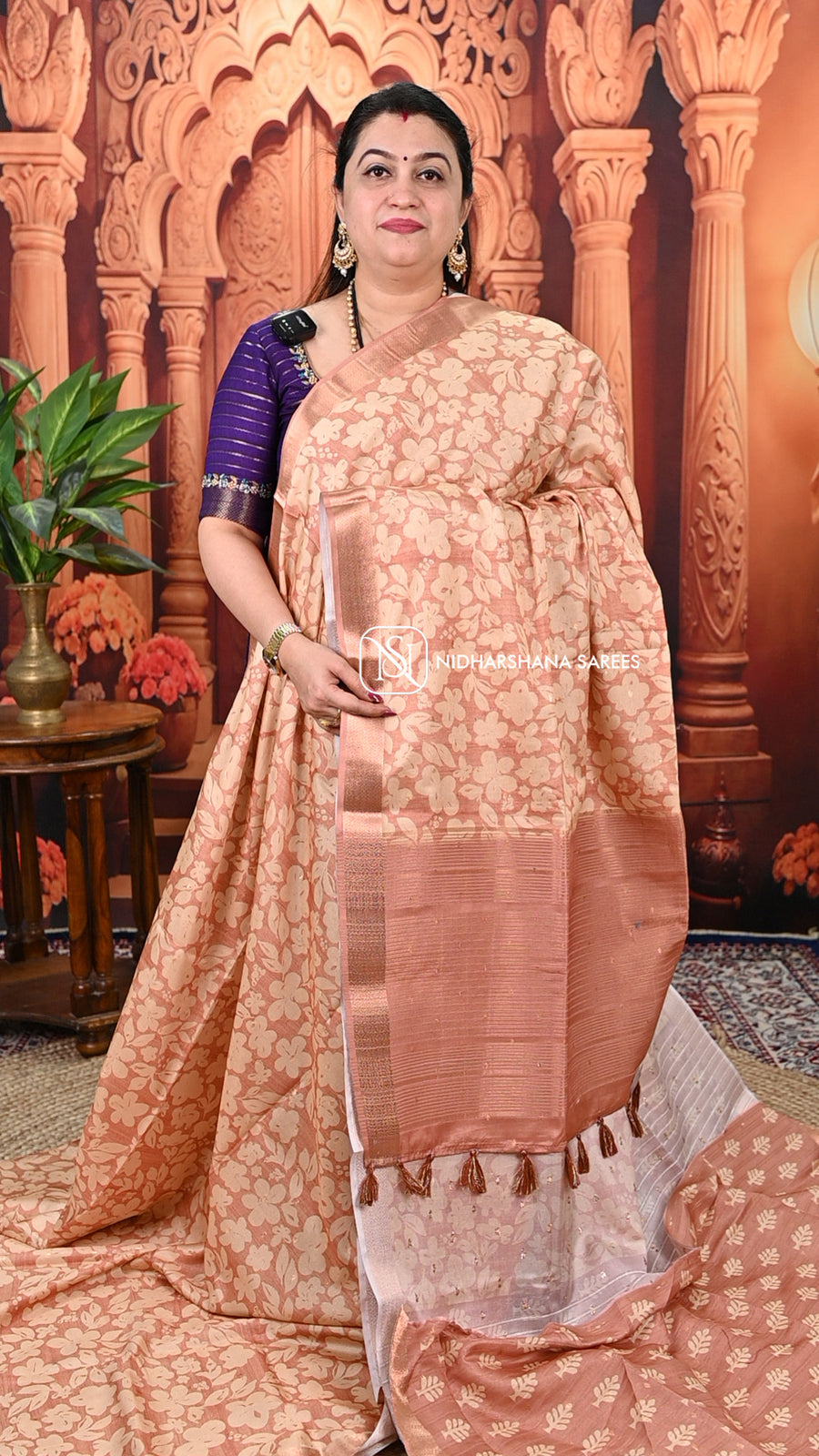 Premium Tussar Silk Video-73
