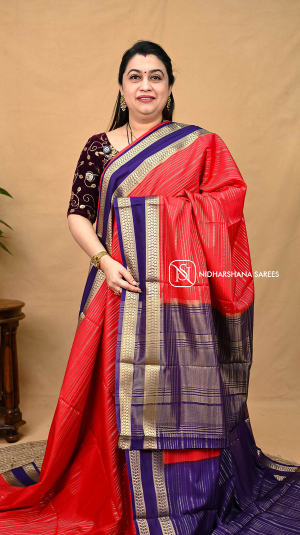 Semi Mysore Crepe Silk
