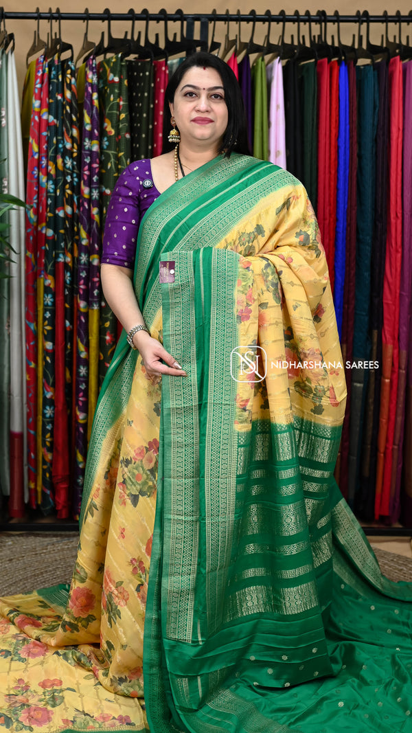 Semi Mysore Crepe Silk