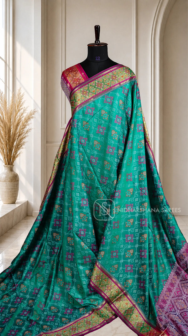 Semi Soft Silk With Patola Prints