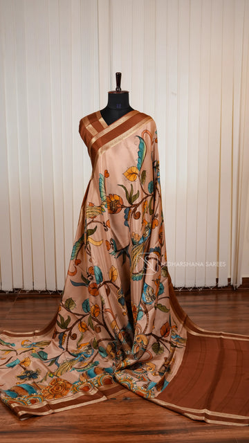 Pure Mysore Crepe Silk Saree With Rich Printed Concept