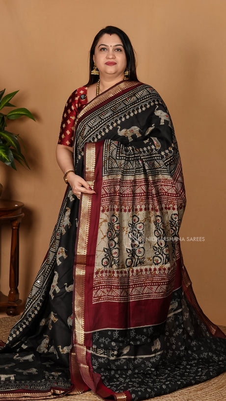 Viscose Cotton With Mirror Work Concept