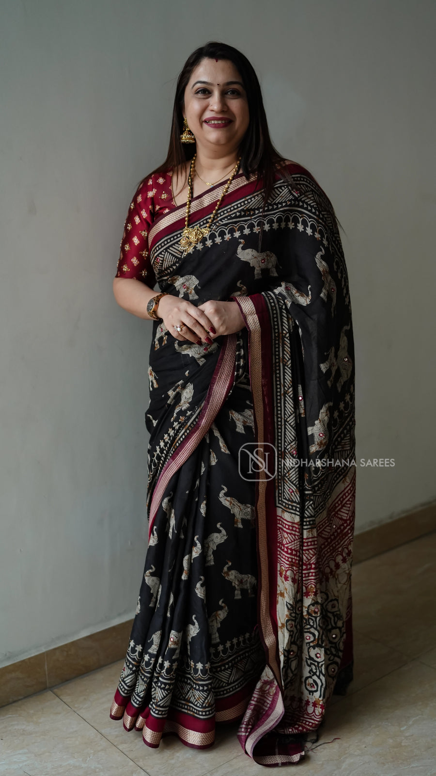 Viscose Cotton With Mirror Work Concept
