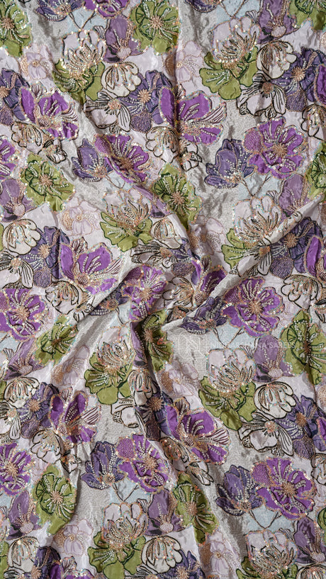 Viscose Blouse Material With Floral Print
