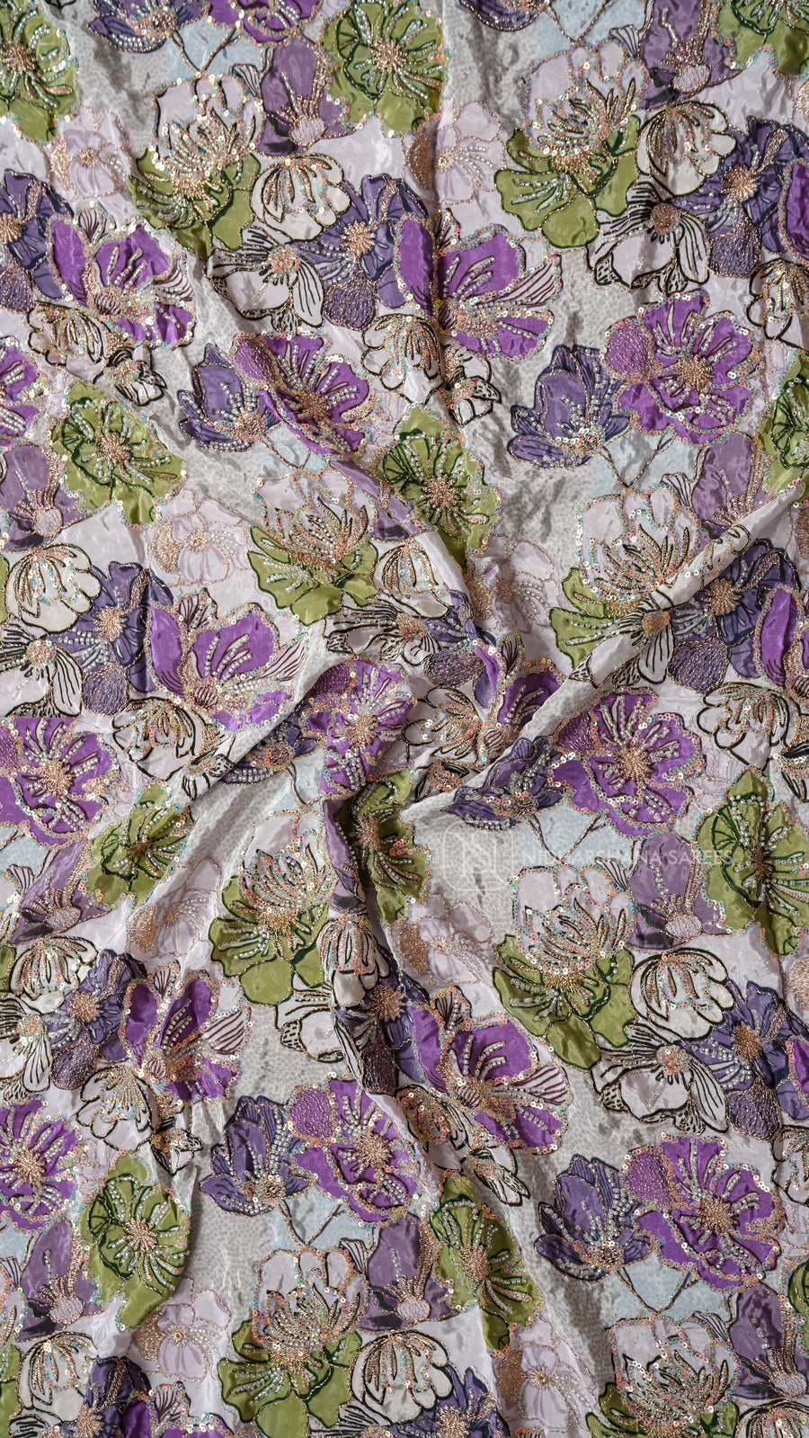 Viscose Blouse Material With Floral Print