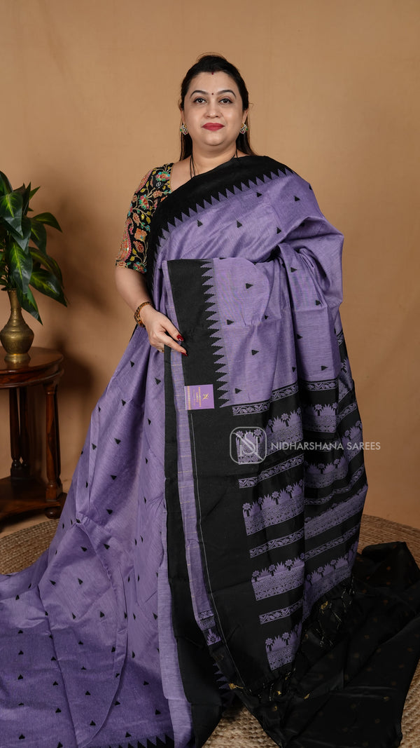 Mix Cotton With Temple Weaving Border