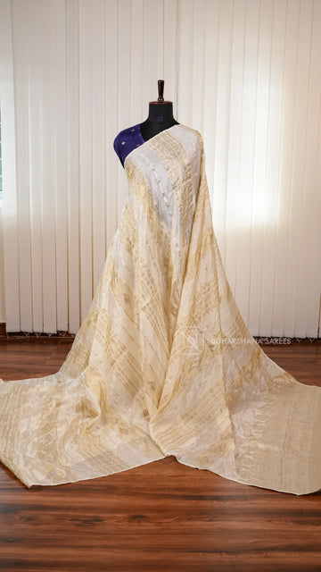 Pure Viscose Crepe Silk Saree With Grand Zari Concept