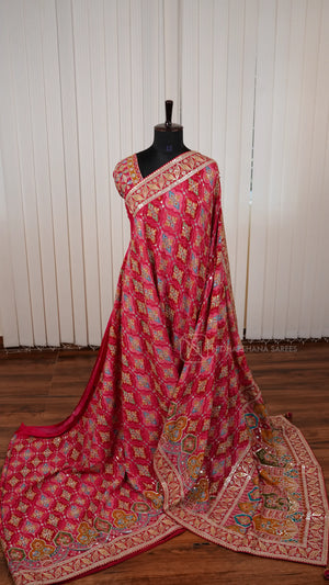 Premium Banarasi Georgette With Hand Work Concept