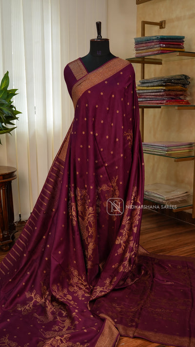 Tussar Silk With Woven Concept