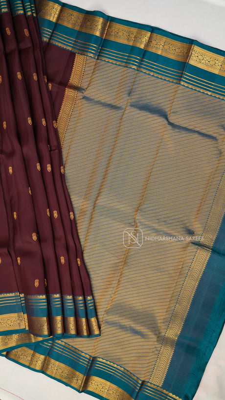 Pure Silk Saree With Rich Traditional Border And Classic Elegance Concept