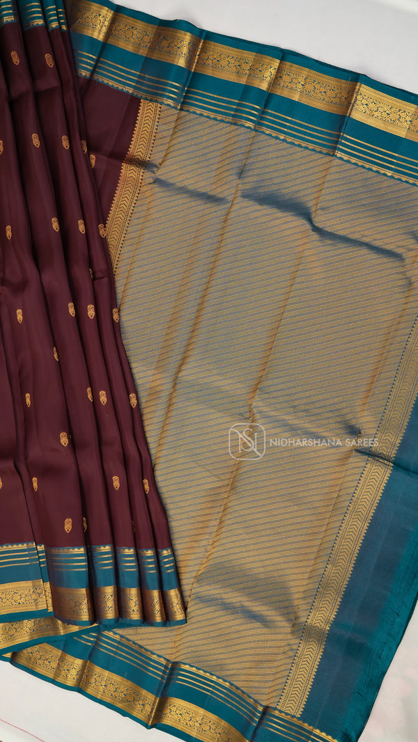 Pure Silk Saree With Rich Traditional Border And Classic Elegance Concept