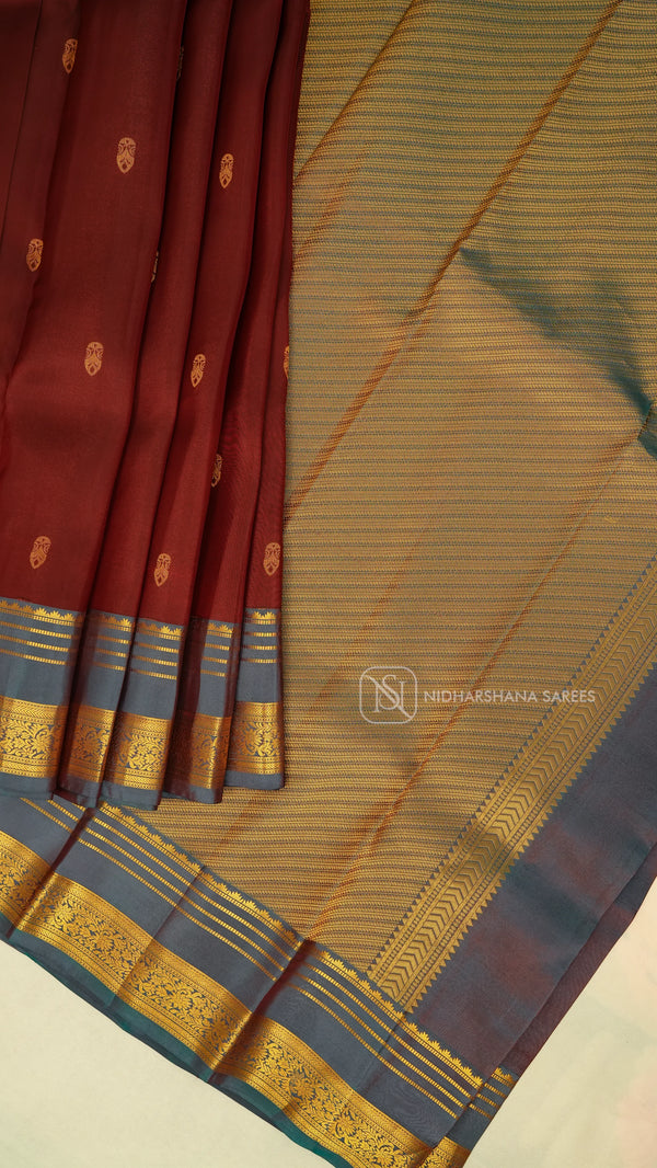 Pure Silk Saree With Rich Traditional Border And Classic Elegance Concept