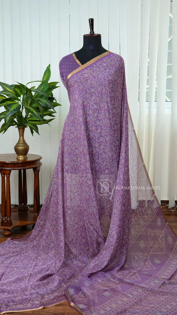 Light Weight Chiffon With Floral Print