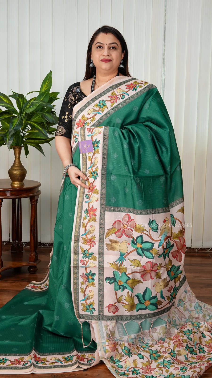 Mix Cotton With Digital Print Border