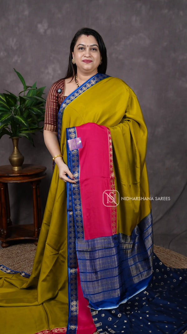 Premium Mysore Crepe Silk V-12