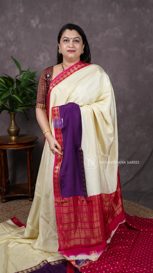 Premium Mysore Crepe Silk V-12