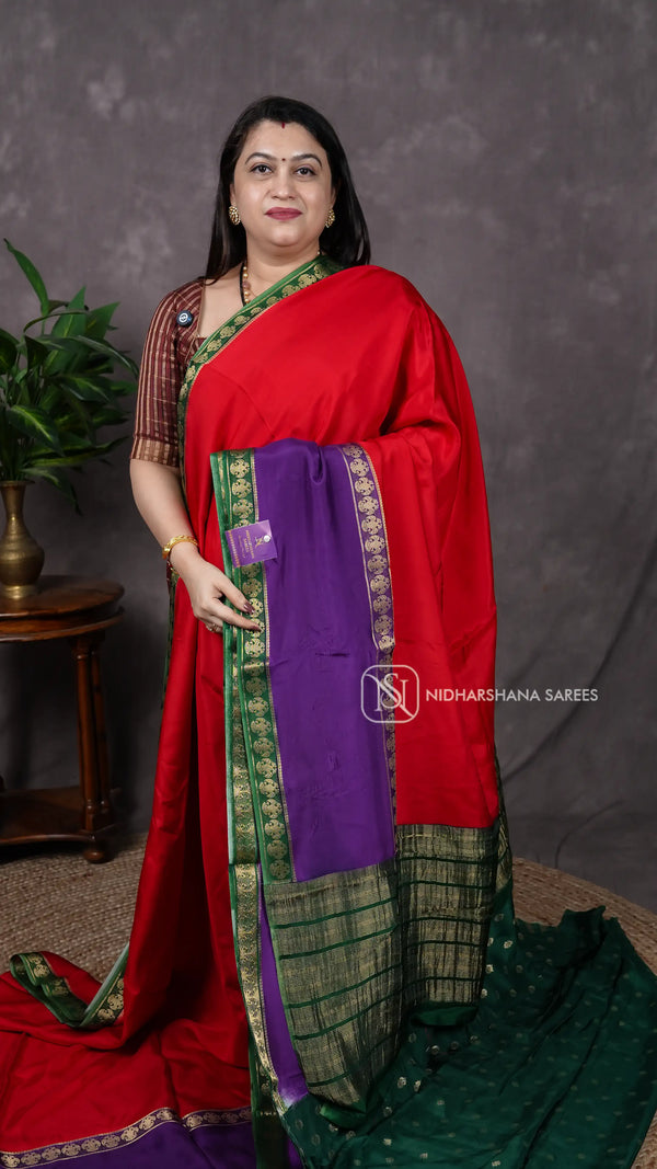 Premium Mysore Crepe Silk V-12