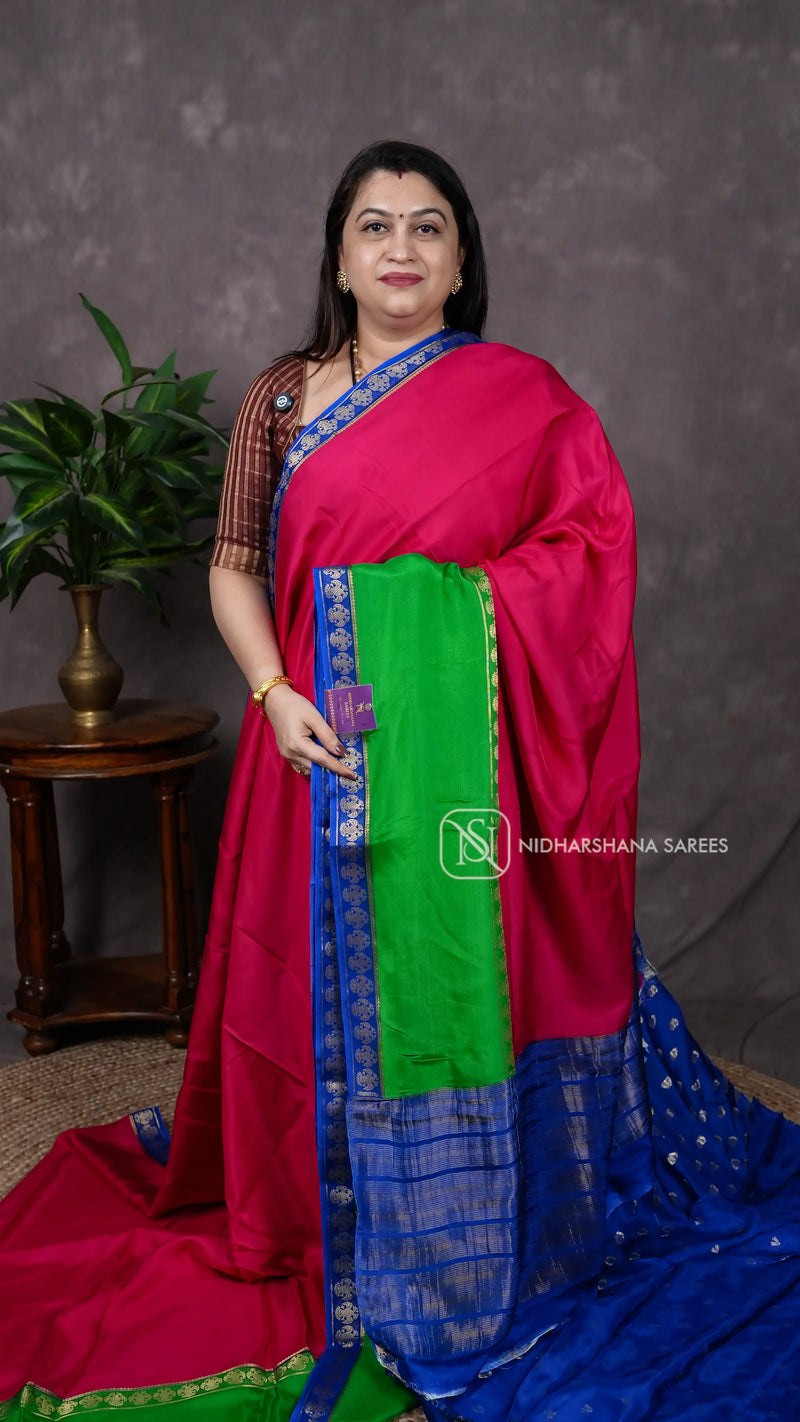 Premium Mysore Crepe Silk V-12
