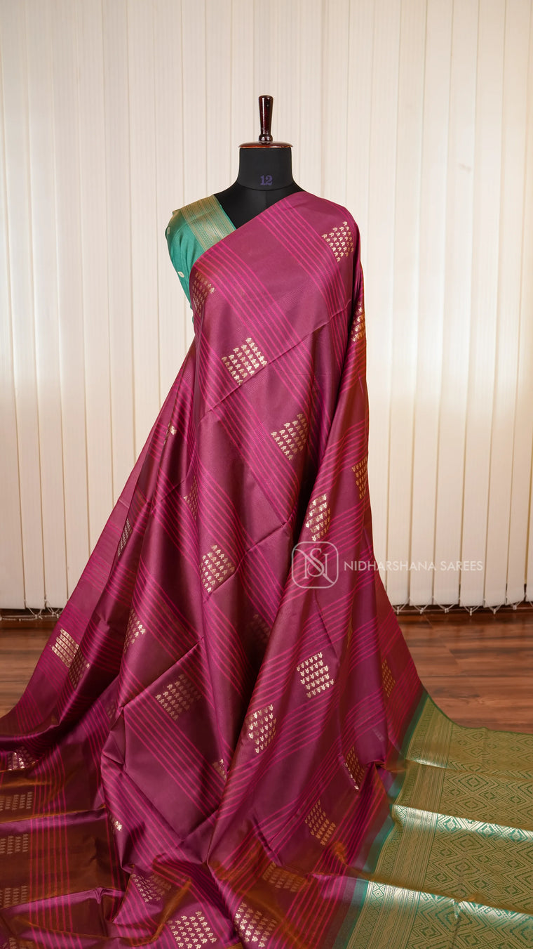 Semi Tussar Silk Saree With Contemporary Borderless Design And Elegant Appeal