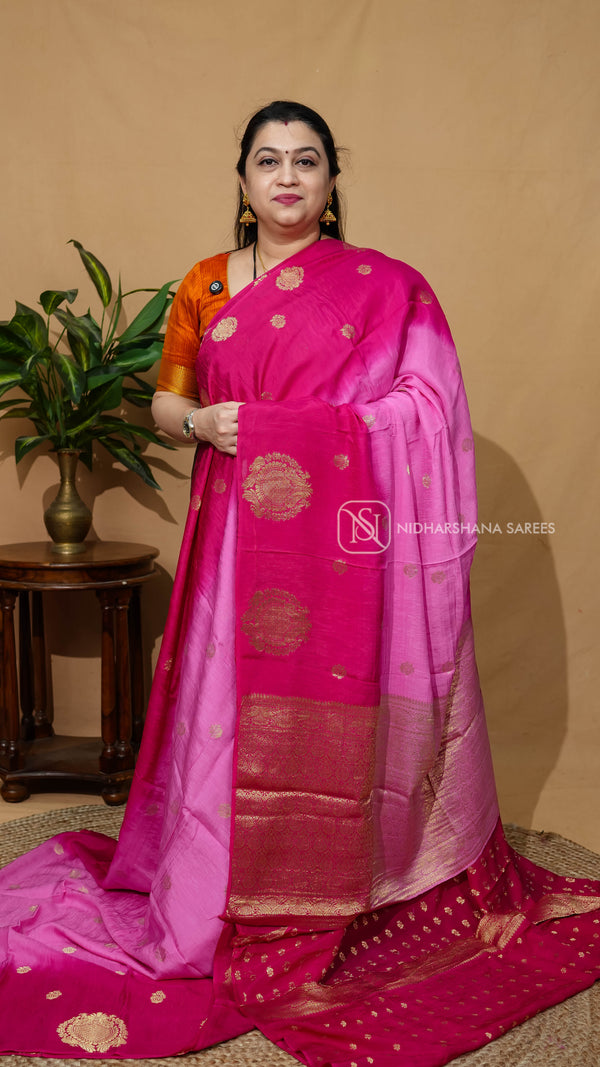 Linen Viscose With Dual Shade Concept