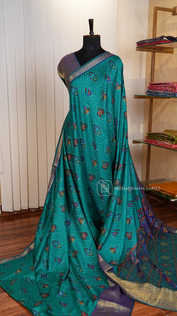 Semi Soft Silk With Big Border