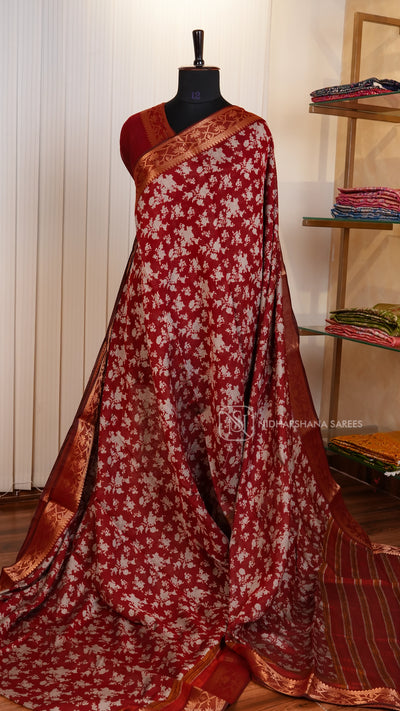 Viscose Cotton With Digital Print