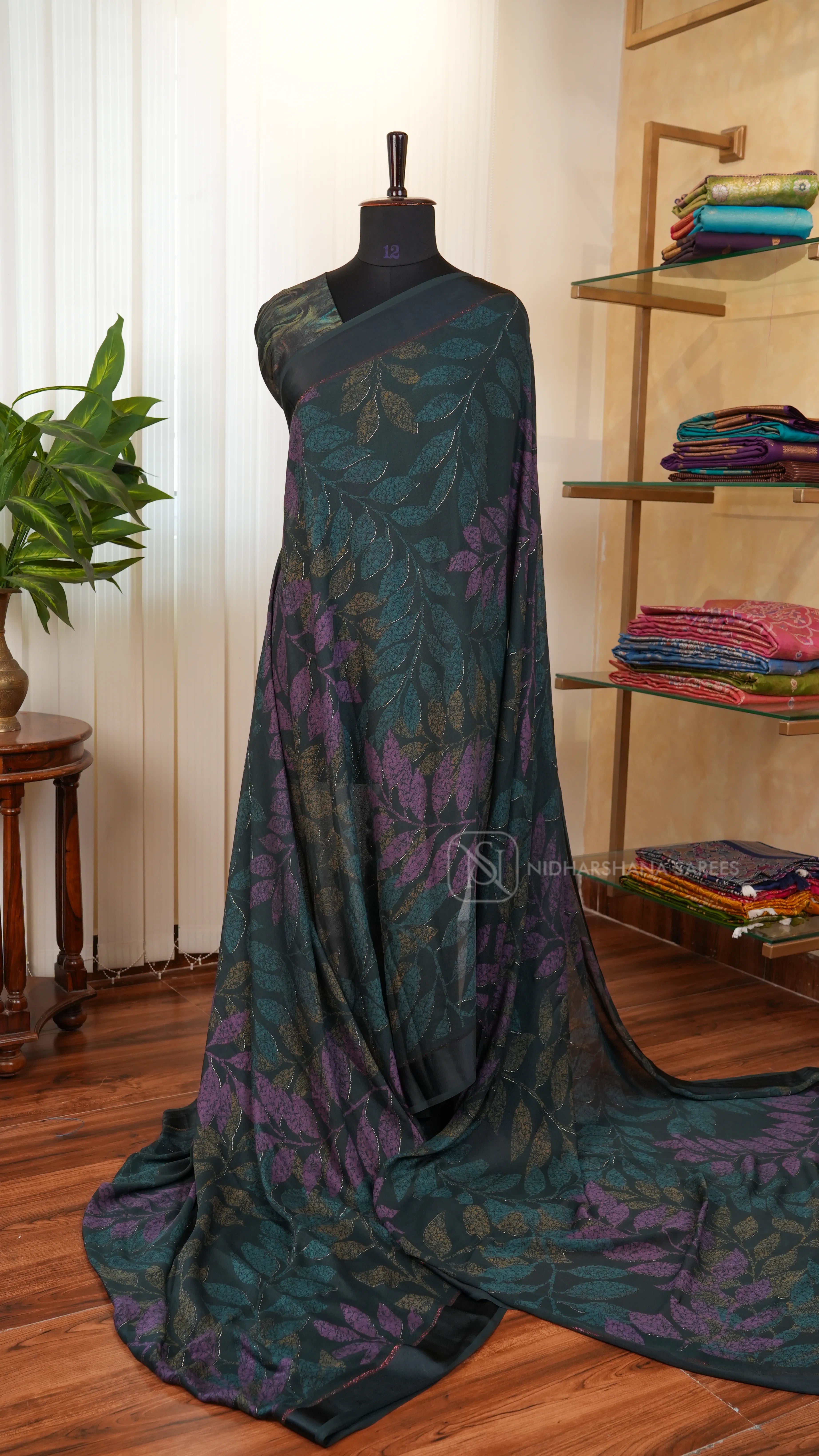 Semi Georgette With Digital Print