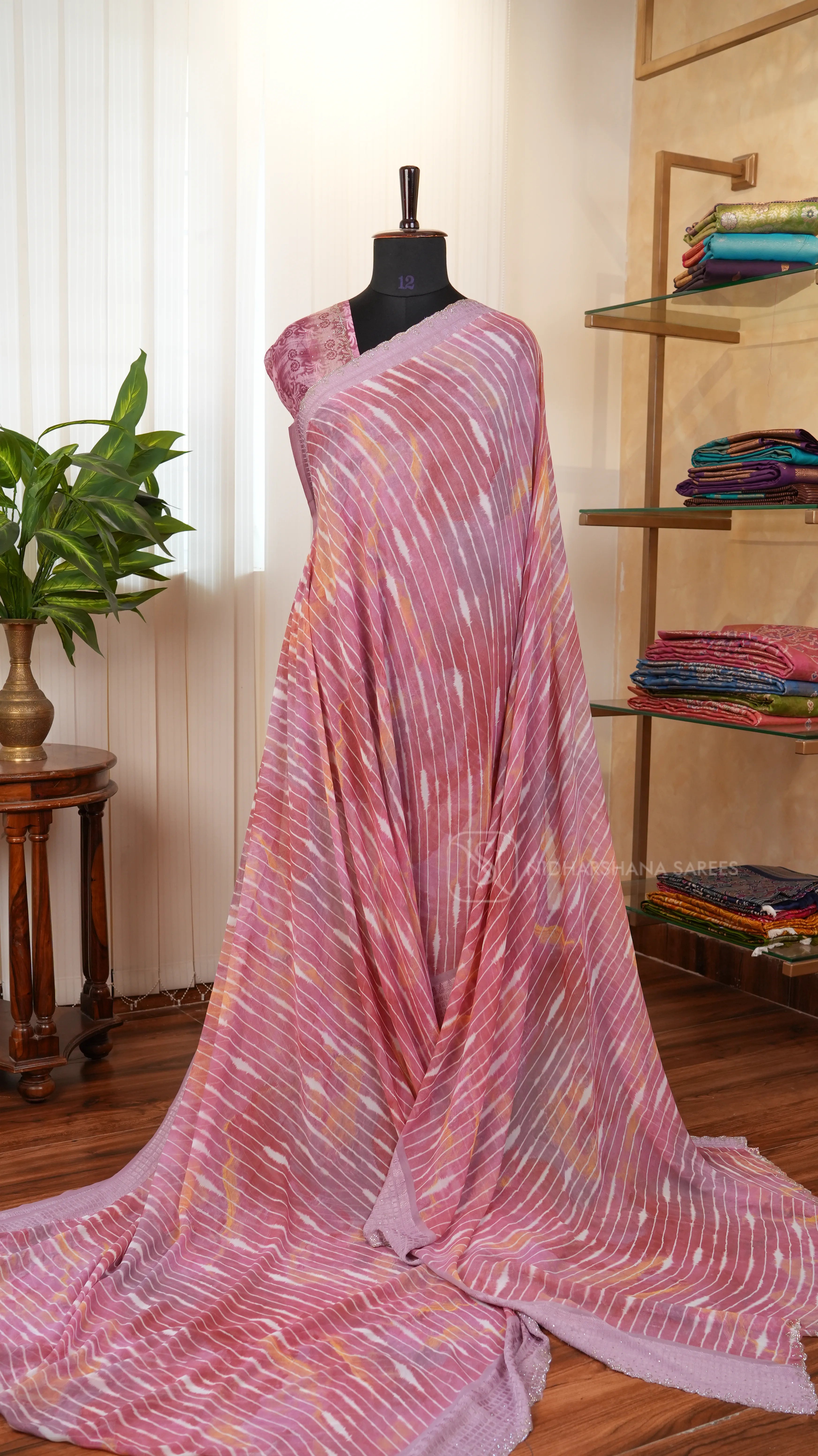 Semi Georgette With Digital Print