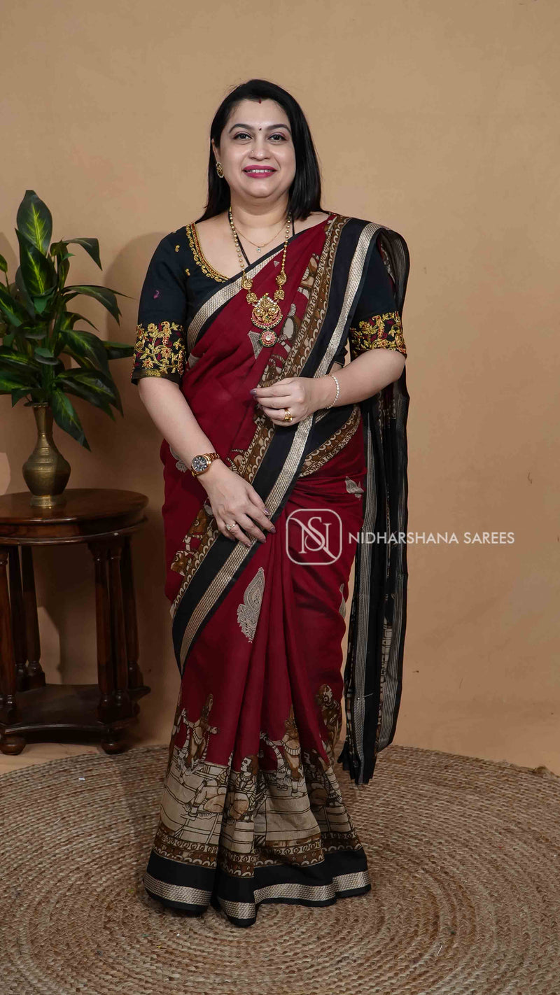 Viscose Cotton With Dancing Doll Concept