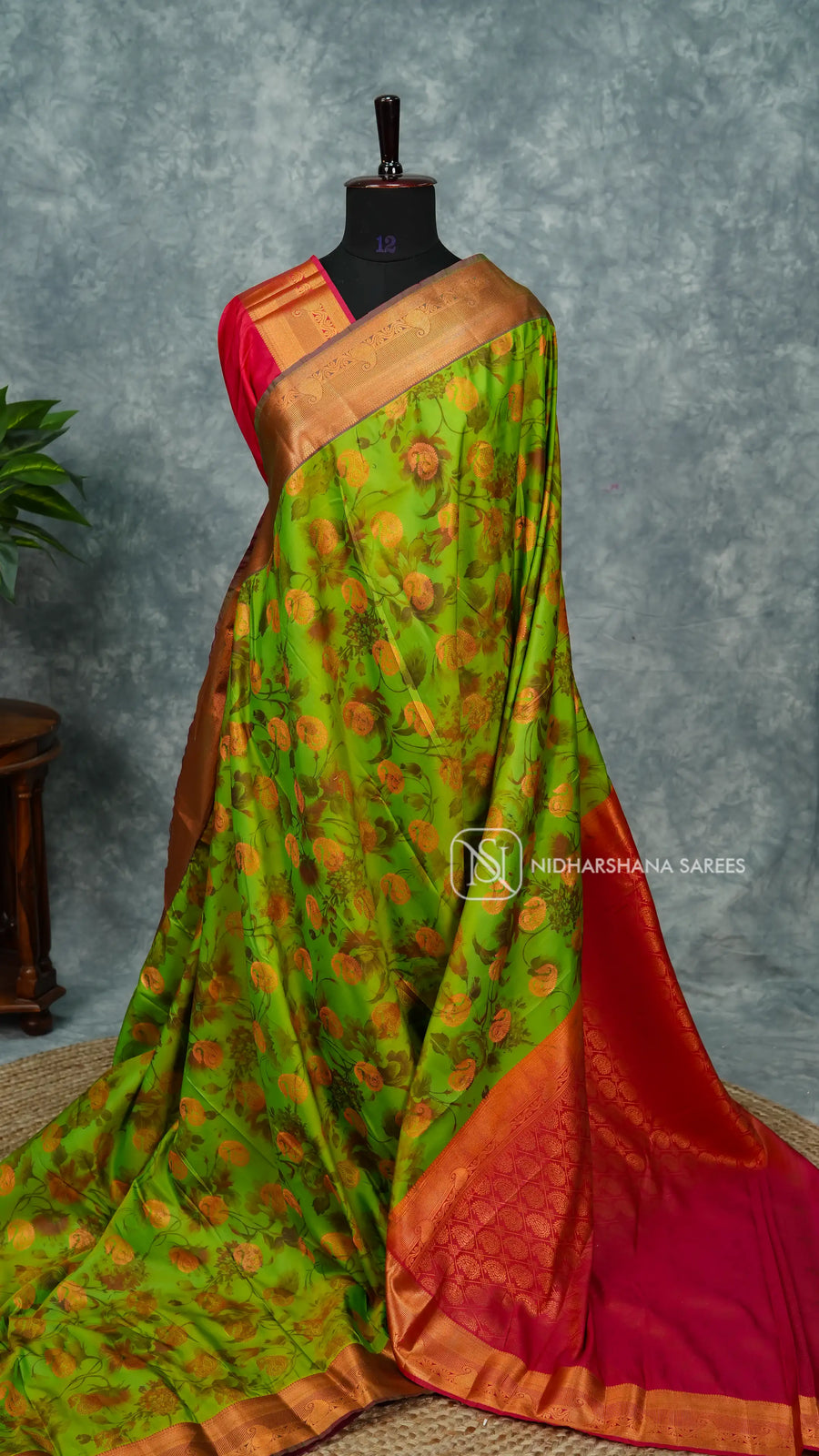 Semi Silk With Digital Print