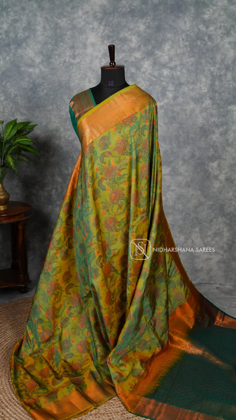 Semi Silk With Digital Print