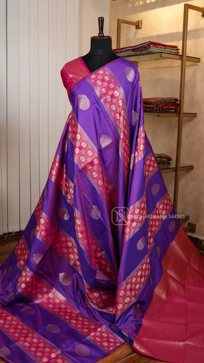 Semi Soft Silk With Zari Butta