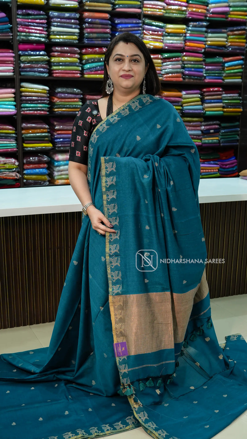 Bengal Cotton With Deer Weaving Concept