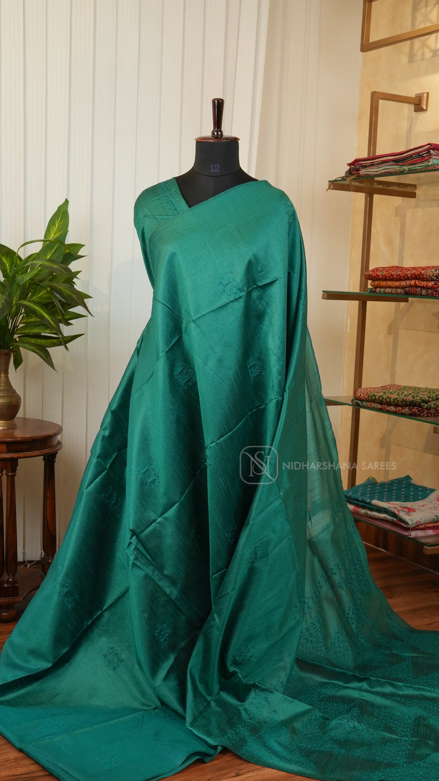 Raw Silk With Thread Emboss Concept