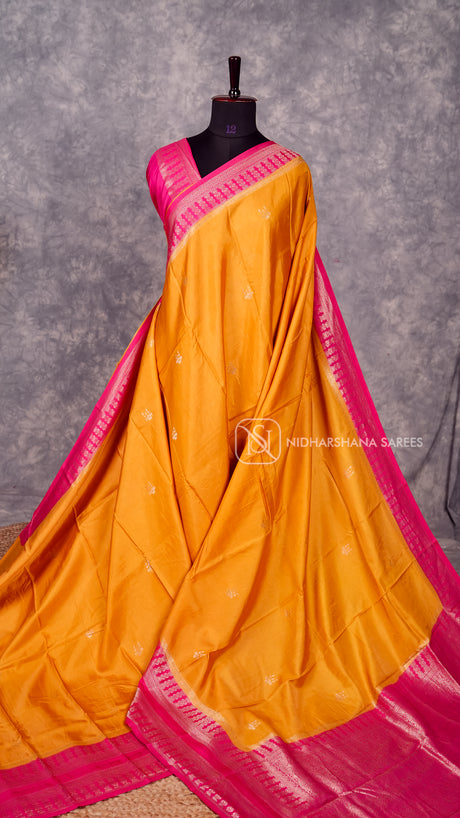 Viscose Crepe With Zari Butta Concept
