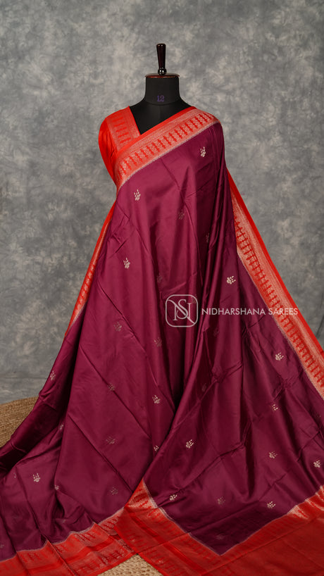 Viscose Crepe With Zari Butta Concept