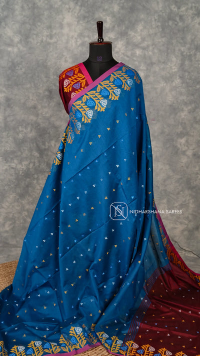 Jamdani Cotton With Thread Weaving Concept