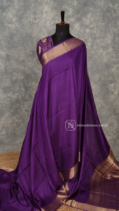 Premium Viscose With Zari Border