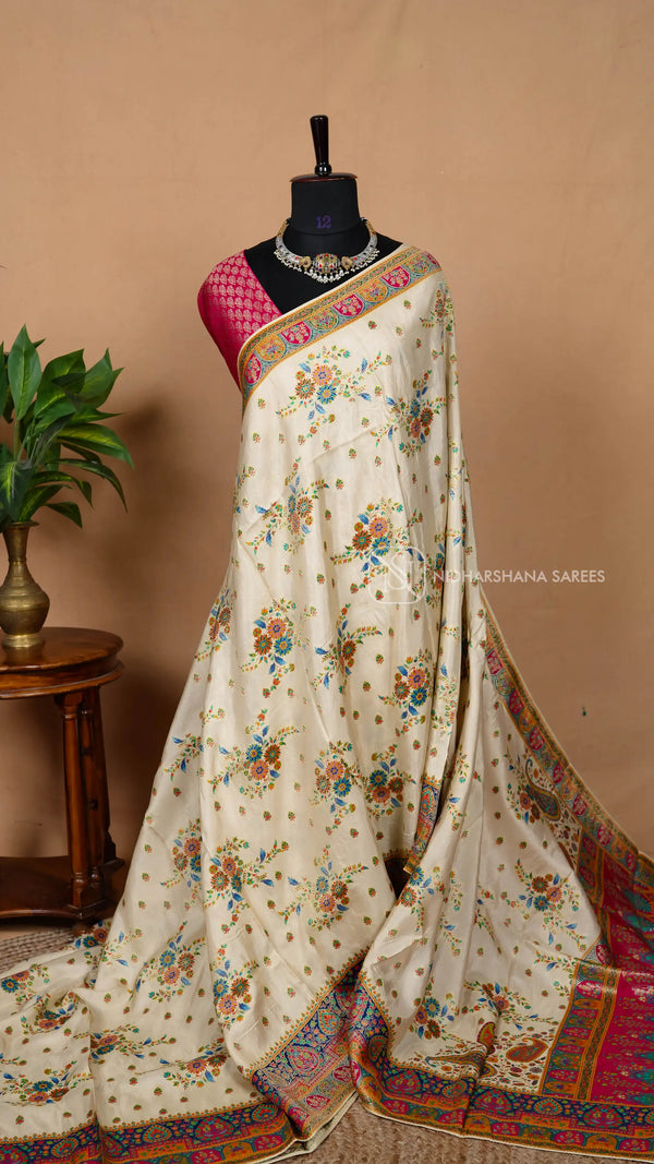 Russian Dola With Floral Weaving Concept