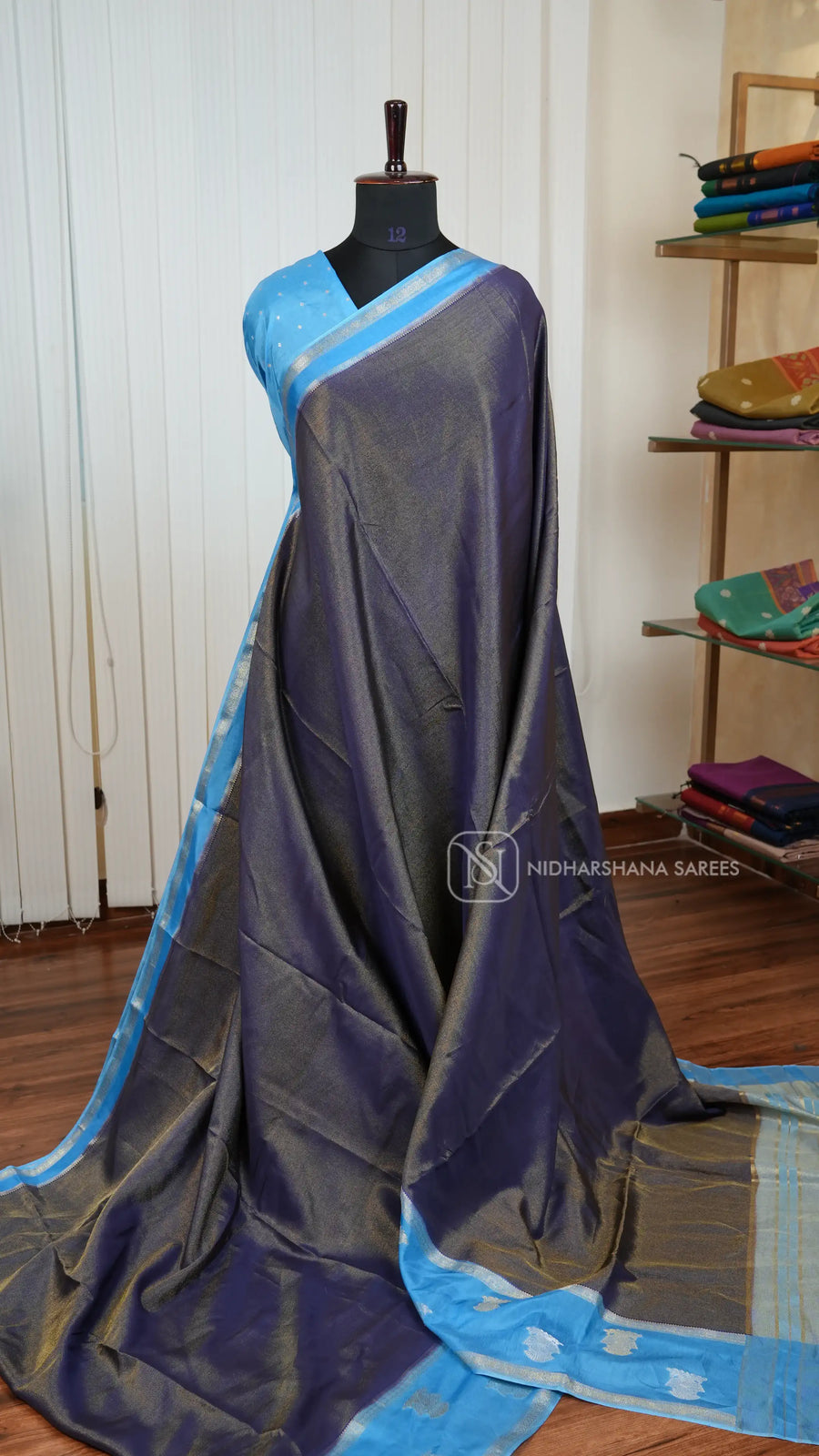 Premium Tissue Silk With Gandaberunda Concept