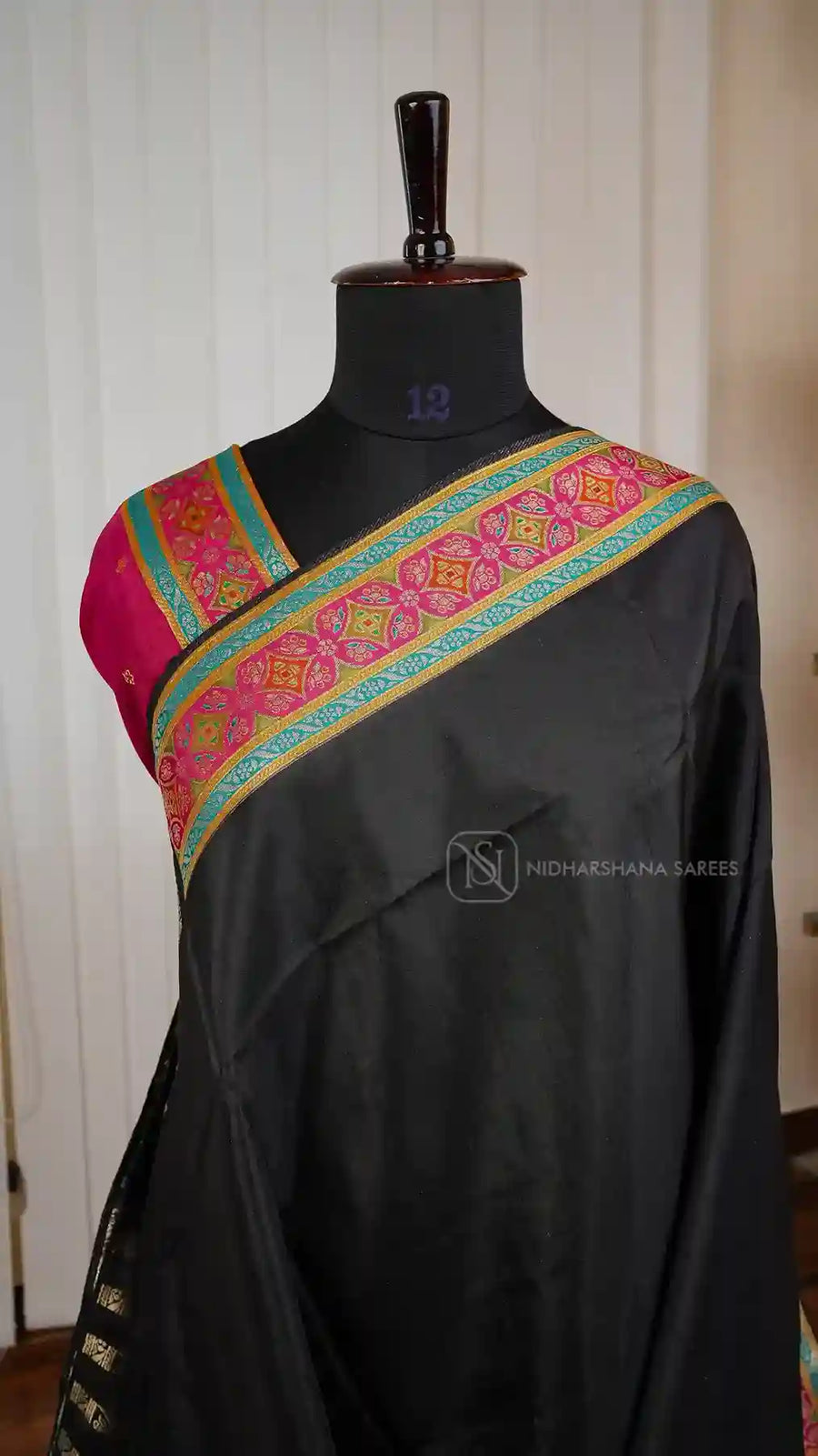 Russian Dola With Kairi Butta Print And Zari Weaving