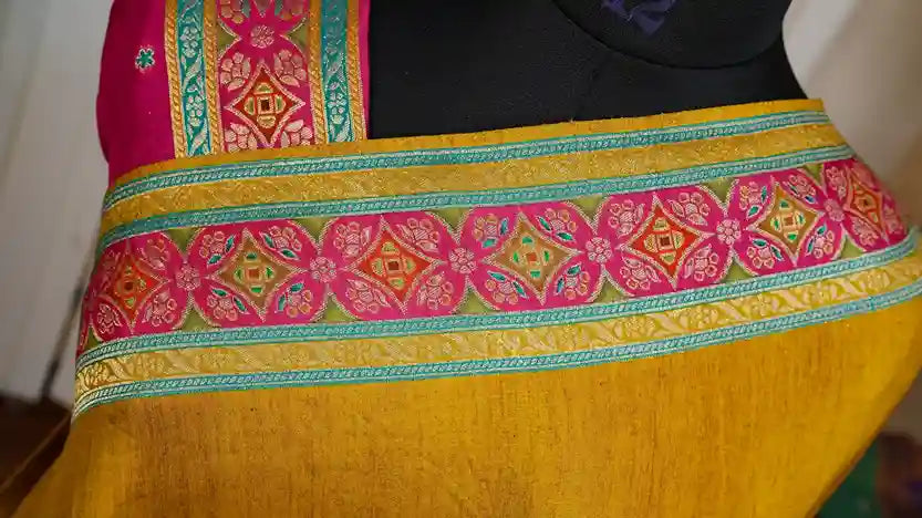 Russian Dola With Kairi Butta Print And Zari Weaving